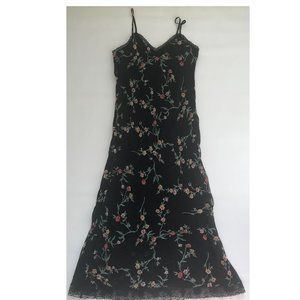 Varadero strap sheer black maxi dress Size S